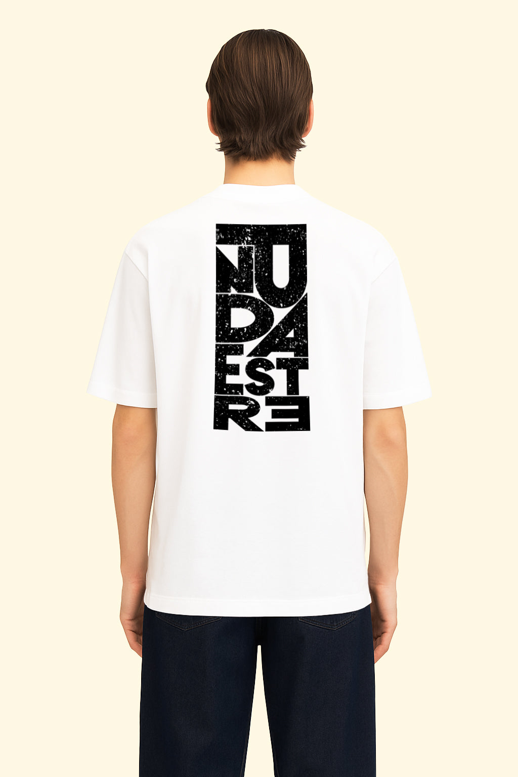 T-shirt Bold Messy Lettry