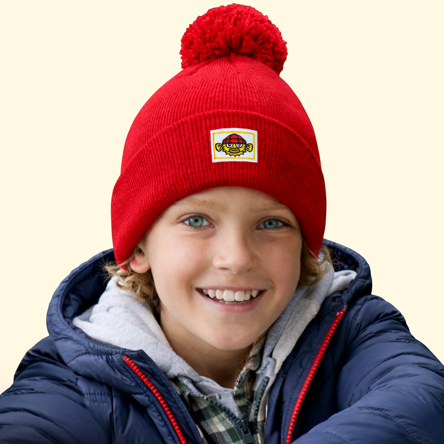 Bonnet Kidz pompon Pandester